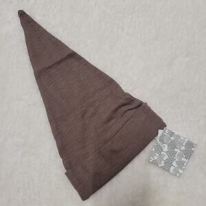 Kate Quinn Chocolate Pointelle Gnome Hat 12-18M